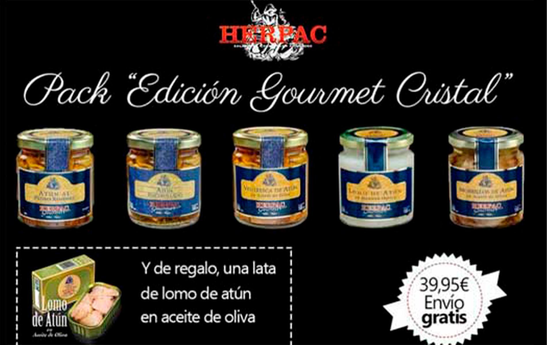 herpac lanza su exclusivo pack “edición gourmet cristal”