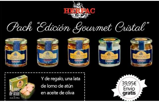herpac lanza su exclusivo pack “edición gourmet cristal”